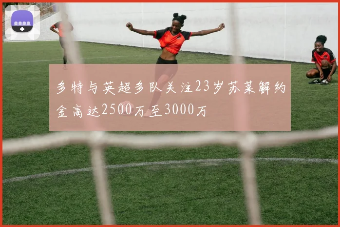 多特与英超多队关注23岁苏莱解约金高达2500万至3000万